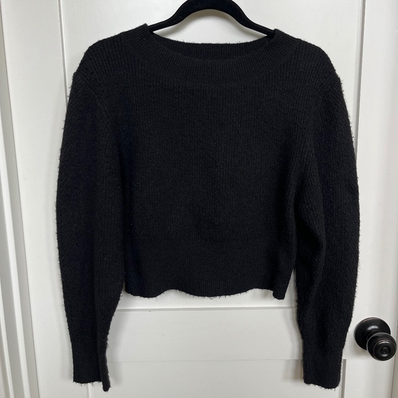 Black Top Shop Cropped Sweater - Picture 1 of 3